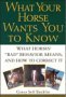 What Your Horse Wants You to Know : What Horses' "Bad" Behavior Means, and How to Correct It